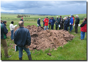 Photo: Participants at Soil Science excursion to Mt Gellibrand.