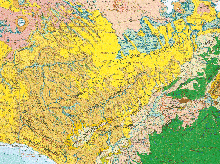 Map: Tiger Geology