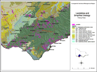 Landslides & Simplified Geology - Otway