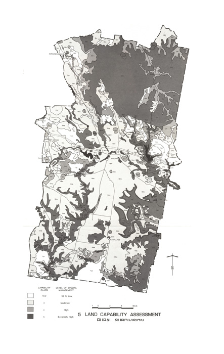 Map 5 - Land Capability Assessment - Rural Subdivision