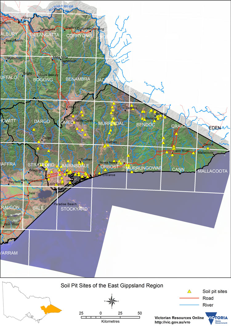Image: Overview grid East Gippsland Region