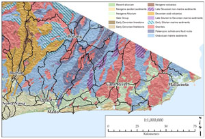 A guide to the major agricultural soil sof East Gippsland 2011 - Far East Gippsland geology