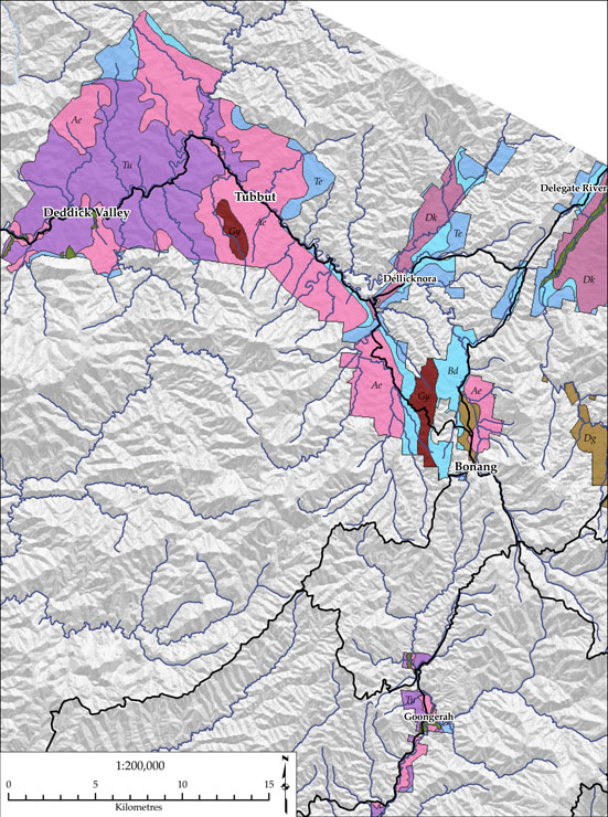 Soils and Landforms of Far East Gippsland - Map 3
