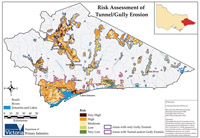 East Gippsland Soil Erosion Management Plan - Risk assessment map 2