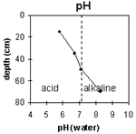 Graph: Site GN10 pH levels