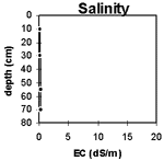 GRAPH: Soil Site GL155 Salinity