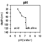 Graph: pH in PVI 2