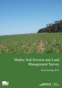 Mallee soil erosion and land management survey - post sowing report 2011 - front page