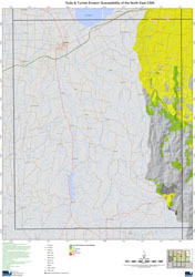 NE LRA Susceptibility to Gully & Tunnel Erosion - Whitfield Map