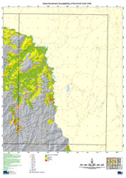 NE LRA Susceptibility to Mass Movement - Kosciuskzo Map
