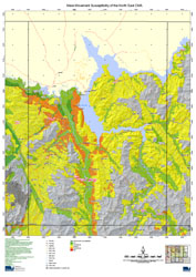 NE LRA Susceptibility to Mass Movement - Tallangatta Map