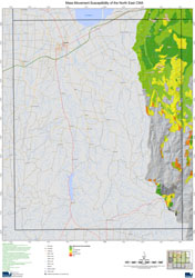 NE LRA Susceptibility to Mass Movement - Whitfield Map