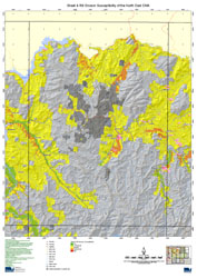 NE LRA Susceptibility to Sheet & Rill Erosion - Corryong Map