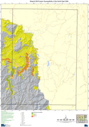 NE LRA Susceptibility to Sheet & Rill Erosion - Kosciuszko Map