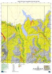 NE LRA Susceptibility to Sheet & Rill Erosion - Tallangatta Map