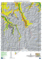 NE LRA Susceptibility to Wind Erosion - Bogong Map