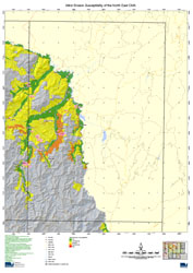 NE LRA Susceptibility to Wind Erosion - Kosciuszko Map