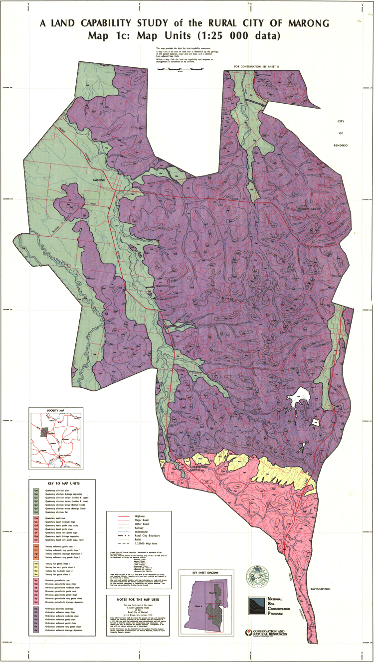 A Land Capability Study of the Rural City of Marong Map 1c