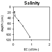 Graph: Soil Site LP114b Salinity
