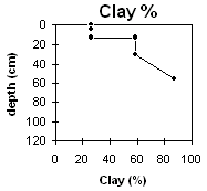 Graph: Site LP61b Clay%