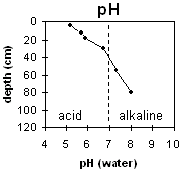 Graph: Site LP61b  pH levels