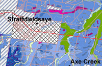 thumb nail map showing land units for strathfieldsaye study