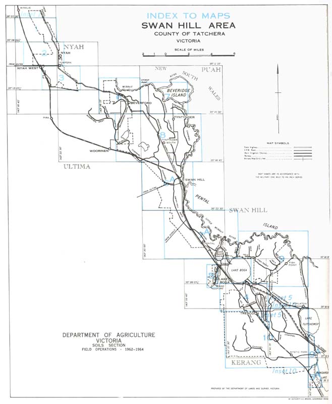 Swan Hill Map Index
