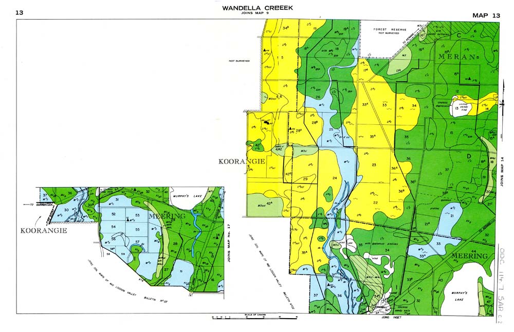 Soils and Land Use in the Torrumbarry Irrigation District Victoria - soil map 13