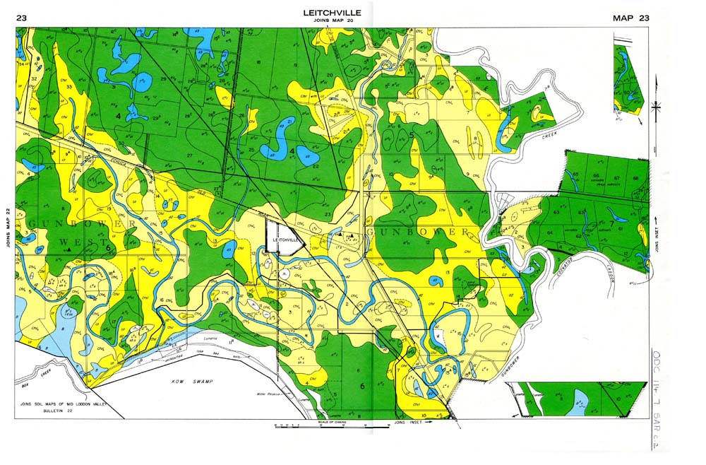 Soils and Land Use in the Torrumbarry Irrigation District Victoria - soil map 23