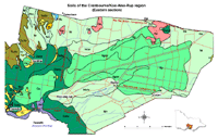 Map:  Soils of the Cranbourne/Koo Wee Rup Region East