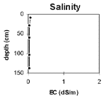 GRAPH: Soil site GP20 salinity