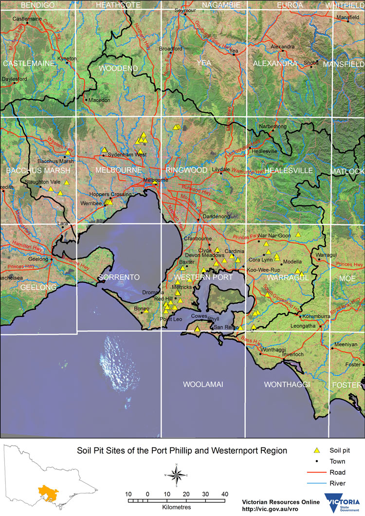 Image: Port Philip and Westernport overall map grid 