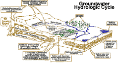 Groundwater hydrologic cycle
