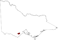 Thumbnail image showing the location of Barwon Downs Salinity Province in Victoria