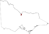 Thumbnail image showing the location of the East Compaspe Plains Salinity Province in Victoria