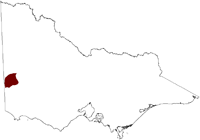 Thumbnail image showing the location of the Edenhope Salinity Province in Victoria