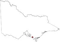 Thumbnail image showing the location of the Inverloch Salinity Province in Victoria