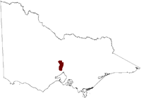 Thumbnail image showing the locatation of Lancefield Sunbury Salinity Province in Victoria