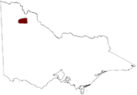 Thumbnail image showing the location of Ouyen Salinity Province in Victoria 