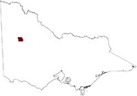 Thumbnail image showing the locatation of Peppers Plains Salinity Province in Victoria