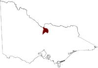 Thumbnail image showing the location of the West Goulburn Plains Salinity Province in Victoria