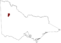 Thumbnail image showing the location of Yaapeet Salinity Province in Victoria 