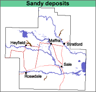 MAP: Sandy Depression soil
