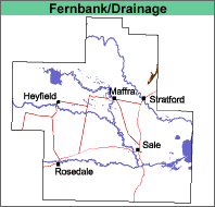Map: Fernbank Drainage