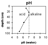 Graph: Site GP43 pH levels
