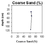 Graph: Coarse Sand in Site CFTT 17