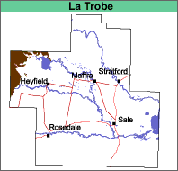 Map: La Trobe Valley