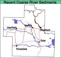 Map: Recent Coarse River Sediments soil map