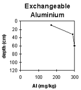Graph: Site SG5, Exchangeable Aluminium