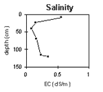 Graph: Salinity levels in Site G72